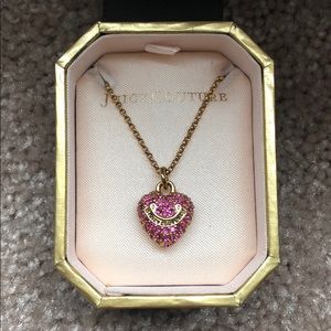 Juicy Couture heart necklace